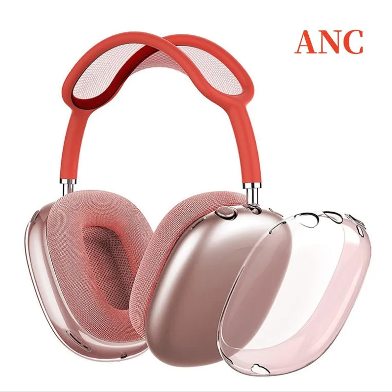 For Airpods Max 2 3 4 Bluetooth Headband Headphone Accessories Airpodspro Max Headphones Earphone ANC Metal Shell Smart Case Silicone Anti-Drop Protective Case