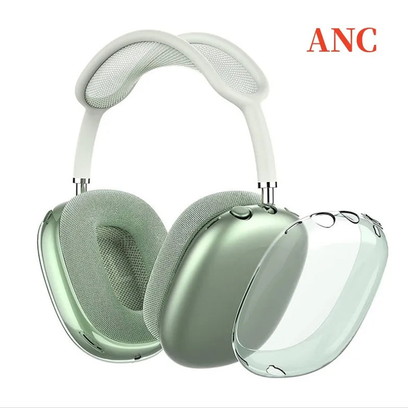 For Airpods Max 2 3 4 Bluetooth Headband Headphone Accessories Airpodspro Max Headphones Earphone ANC Metal Shell Smart Case Silicone Anti-Drop Protective Case