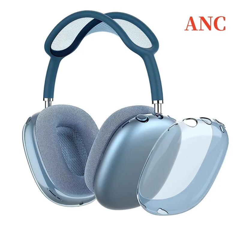 For Airpods Max 2 3 4 Bluetooth Headband Headphone Accessories Airpodspro Max Headphones Earphone ANC Metal Shell Smart Case Silicone Anti-Drop Protective Case